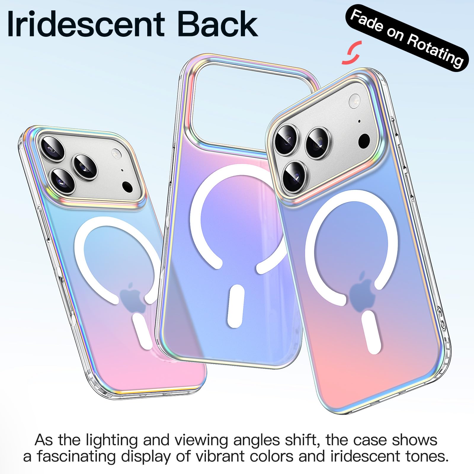 Amazon.com: JETech Magnetic Case for iPhone 17 Pro, Iridescent
